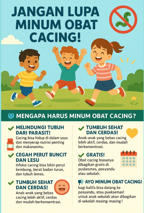 Ayo Cegah Cacingan